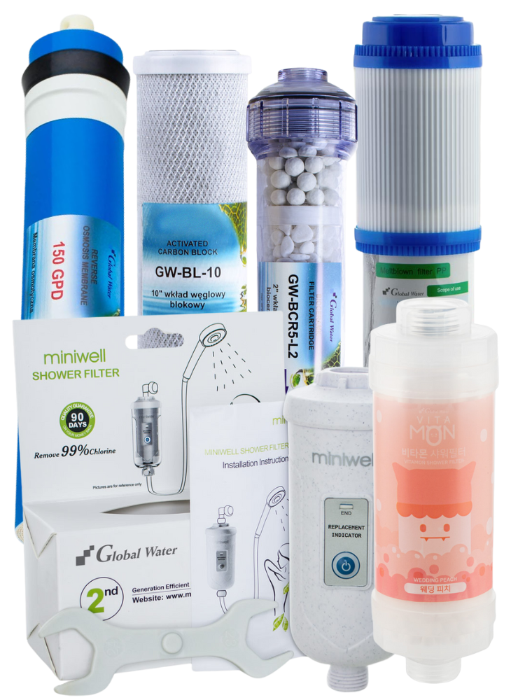 Омекотителни системи, системи за обратна осмоза, диспенсъри за вода, филтри , смесители и аксесори