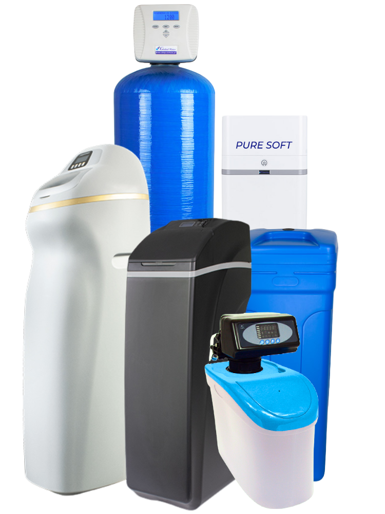 Омекотителни системи, системи за обратна осмоза, диспенсъри за вода, филтри , смесители и аксесори